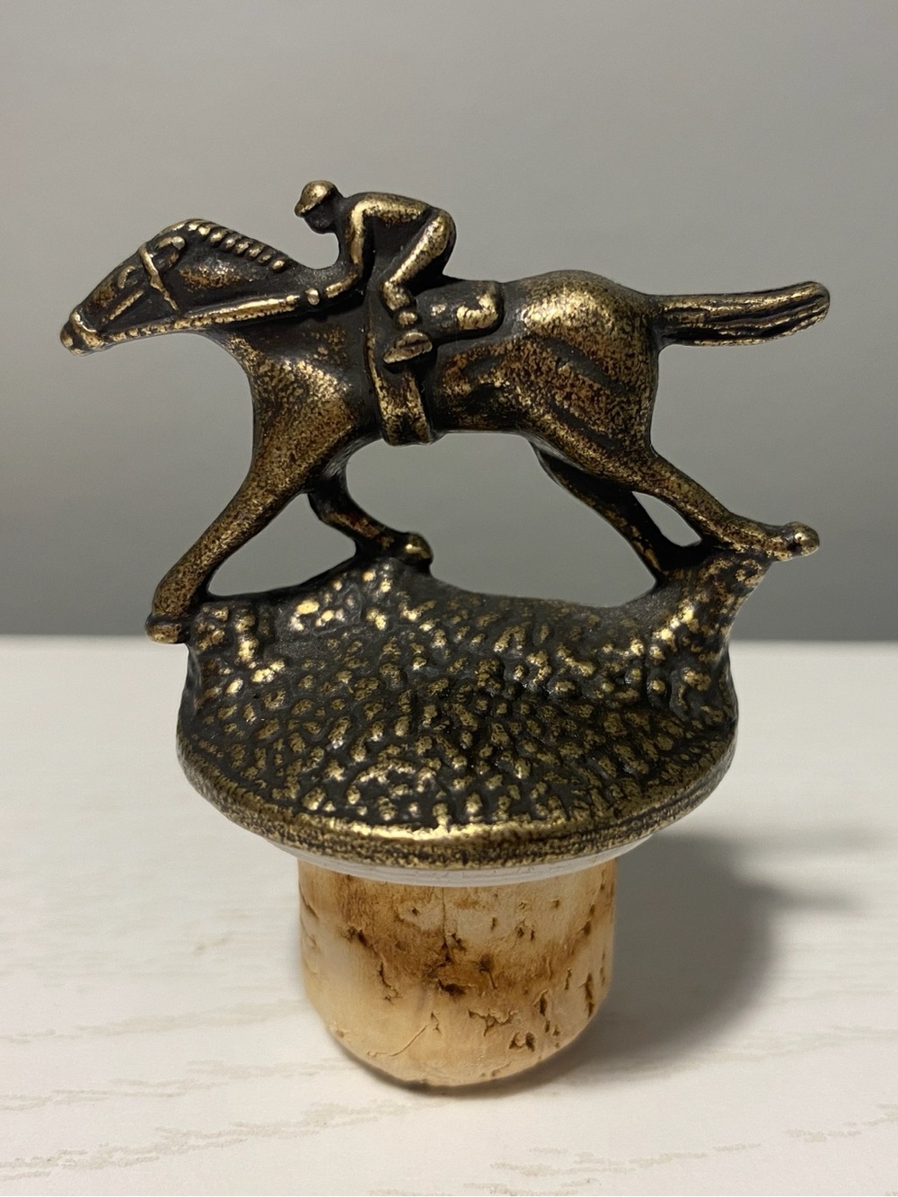 Blantons “A” Horse w/ Jockey Cork Bottle Top
